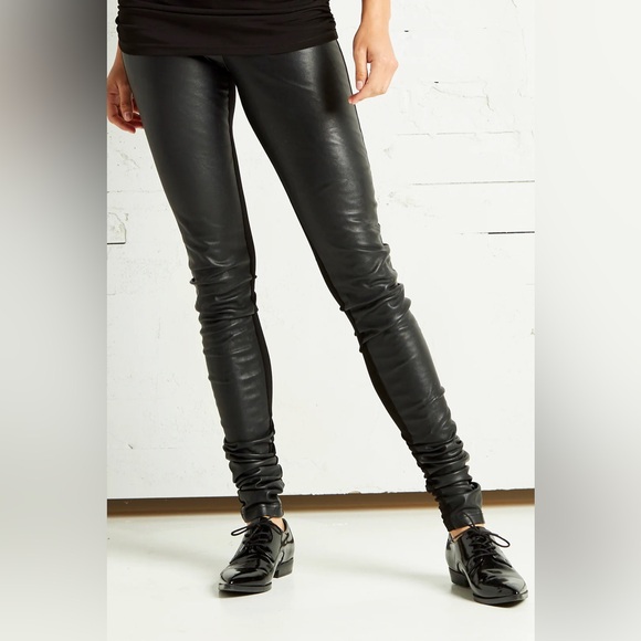 Planet Vegan Leather Sexy Leggings - Picture 2 of 13